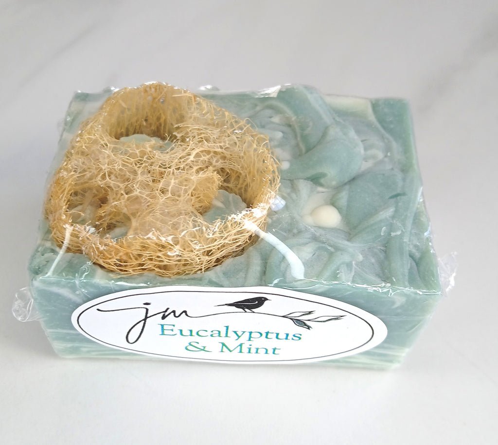 Eucalyptus and Mint Loofa Soap